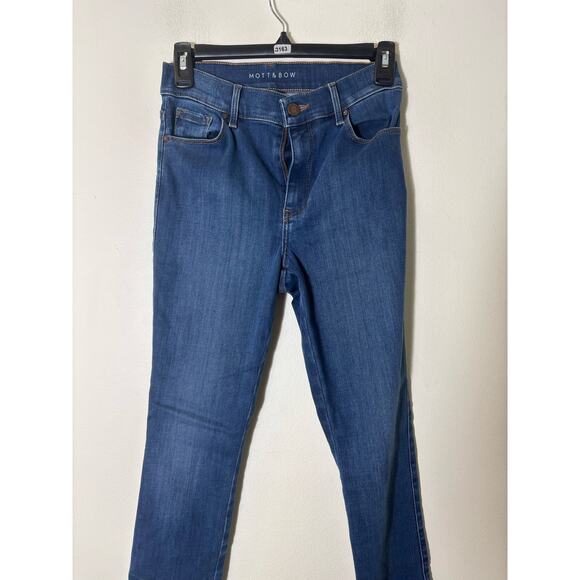 Mott & Bow High Rise Skinny Dark Denim Jeans sz 26X28 - Picture 1 of 2